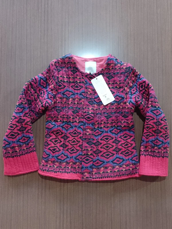campera estampada vista de frente